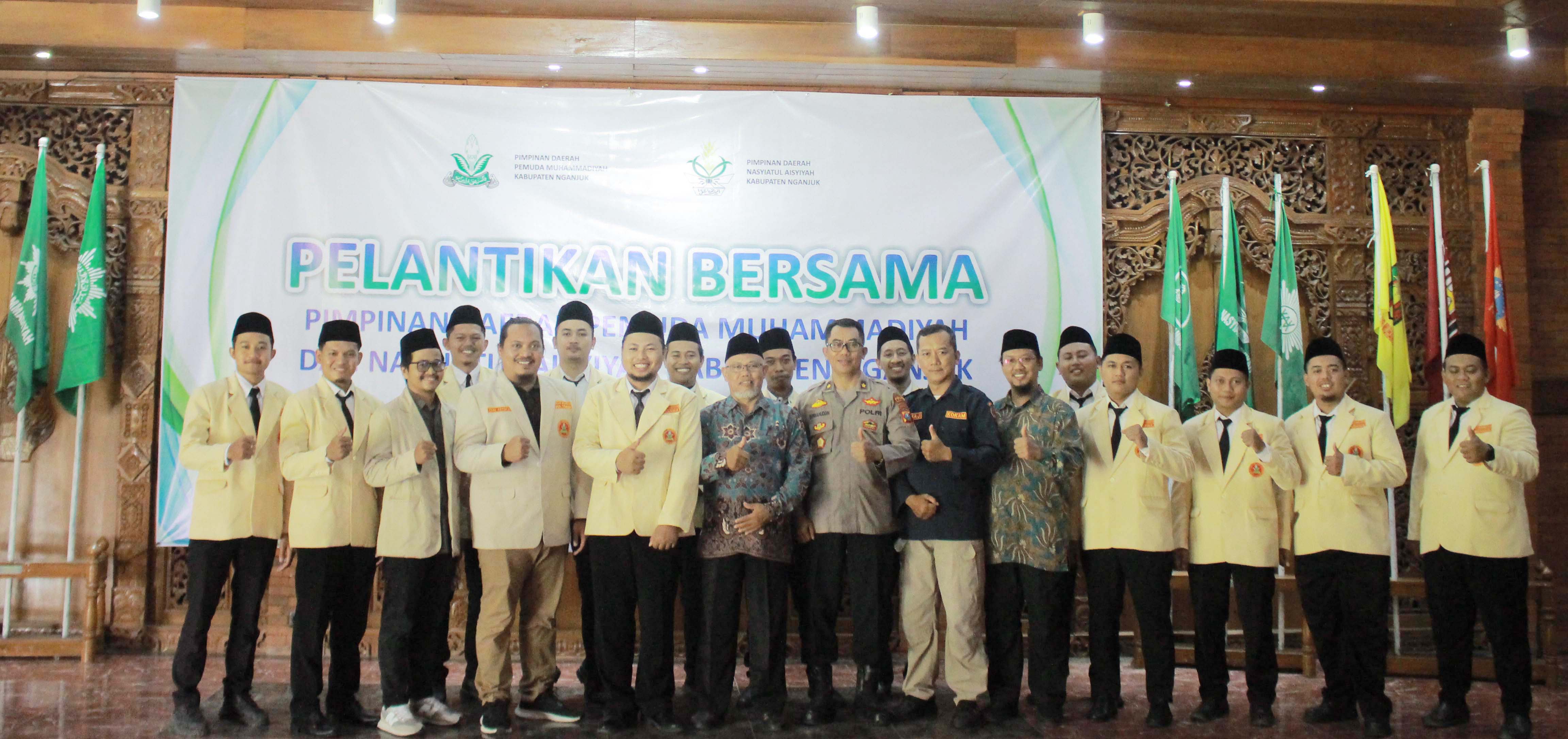 Foto Jajaran Pimpinan Daerah Pemuda Muhammadiyah Nganjuk